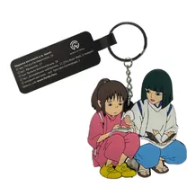 Брелок двухсторонний Studio Ghibli: Spirited Away: Chihiro and Haku, (10297)