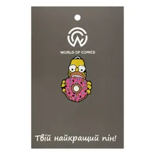 Металлический значок (пин) The Simpsons: Homer Simpson Eats Donut, (10533)