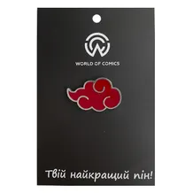 Металевий значок (пін) Naruto: Akatsuki: Logo, (10656)