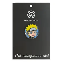 Металевий значок (пін) Naruto: Naruto (Chibi), (10728)