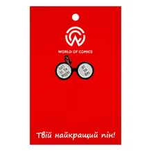 Металевий значок (пін) Wizarding World: Harry Potter: Glasses: «Don't Let The Muggles Get You Down‎», (11337)