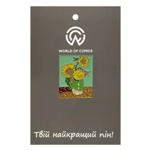 Металлический значок (пин) Art: Van Gogh: Sunflowers, (11562)