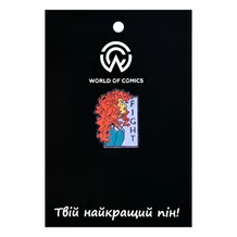 Металевий значок (пін) Disney: Brave: Merida: «‎Fight», (11625)
