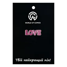 Металлический значок (пин) «Love», (11707)