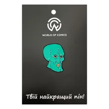 Металлический значок (пин) SpongeBob SquarePants: Masculine Squidward, (11764)