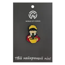 Металевий значок (пін) Naruto: Naruto w/ Ramen, (12080)