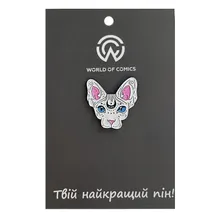 Металлический значок (пин) Mystical Sphynx Cat,  (12733)