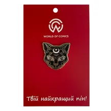 Металлический значок (пин) Mystical Cat, (12746)