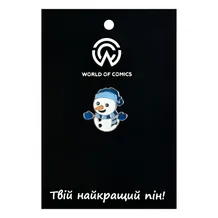 Металлический значок (пин) Snowman (Chibi), (12856)