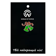 Металлический значок (пин) Christmas Bells, (12866)