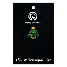 Металлический значок (пин) Christmas Tree, (12881)