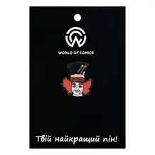 Металевий значок (пін) Disney: Alice in Wonderland: Mad Hatter (Head), (13112)