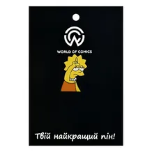 Металлический значок (пин) The Simpsons: Lisa Simpson: L-Sign, (13149)