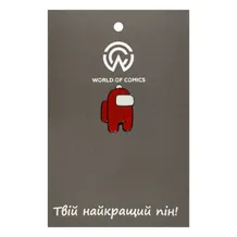 Металлический значок (пин) Among Us: Crewmate (Red), (13151)