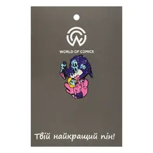 Металлический значок (пин) Scream: Ghost Face Attack Girl, (13242)