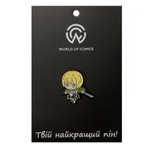 Металлический значок (пин) Attack on Titan: Armin, (13489)
