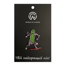 Металлический значок (пин) Rick and Morty: Pickle Rick, (13571)