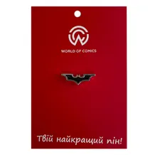 Металевий значок (пін) DC: Batman: Logo (Black), (13590)