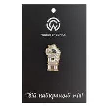 Металлический значок (пин) Wizarding World: Harry Potter: Gringotts Bank w/ Ukrainian Ironbelly, (13642)