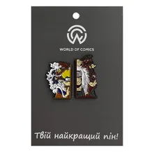 Металлический значок (пин) Naruto: Naruto and Jiraiya, (13646)