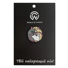 Металлический значок (пин) Two Rats, (13651)