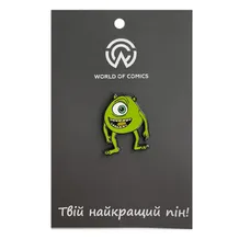 Металлический значок (пин) Disney: Monsters, Inc.: Mike Wazowski, (13662)