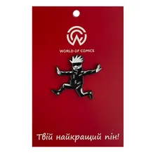 Металлический значок (пин) Jujutsu Kaisen: Gojo Satoru: «I'll murder you!», (13683)