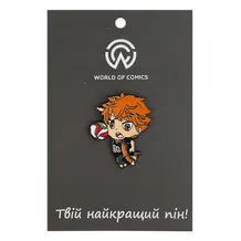 Металлический значок (пин) Haikyuu!!: Shoyo Hinata (Chibi), (13692)