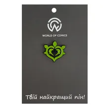 Металлический значок (пин) Genshin Impact: Dendro: Logo, (13703)