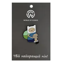 Металлический значок (пин) Adventure Time: Finn, (13708)