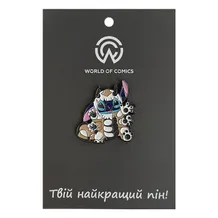 Металлический значок (пин) Disney: Lilo & Stitch: Stitch (Appa's Suit), (13718)