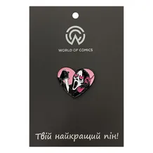 Металлический значок (пин) Scream: Ghost Face: Heart, (13720)