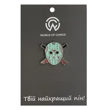 Металлический значок (пин) Friday the 13th: Jason Voorhees: Mask, (13721)