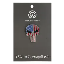 Металлический значок (пин) Marvel: Punisher: Logo, (13724)