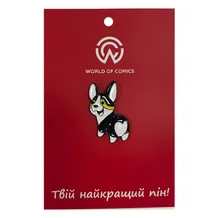 Металевий значок (пін) Corgi (Black), (13765)