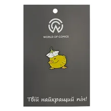 Металевий значок (пін) Duckling w/ Flower, (13772)