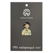 Металлический значок (пин) Evangelion: Shinji Ikari, (13802)