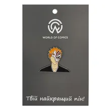Металевий значок (пін) Bleach: Ichigo Kurosaki, (13811)