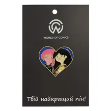 Металлический значок (пин) Adventure Time: Princess Bubblegum and Marceline, (13812)