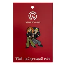 Металевий значок (пін) Disney: Kim Possible: Kim and Ron, (13838)