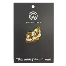 Металлический значок (пин) Disney: Chip 'n Dale Rescue Rangers: Chip and Dale, (13860)