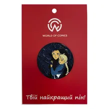 Металевий значок (пін) Studio Ghibli: Howl's Moving Castle: Howl and Sophie, (13862)