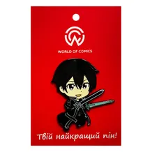 Металлический значок (пин) Sword Art Online: Kirigaya Kazuto, (13874)