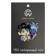 Металевий значок (пін) Jujutsu Kaisen: Yuta and Rika, (13895)