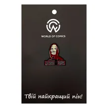 Металевий значок (пін) Money Heist: «La Casa de Papel», (13949)