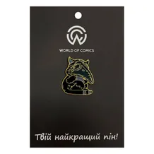 Металевий значок (пін) Plague Doctor Raccoon, (13950)