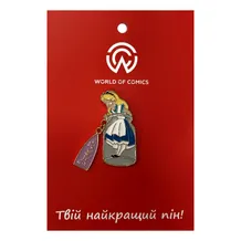 Металевий значок (пін) Disney: Alice in Wonderland: Alice in Jar: «Drink Me», (13966)