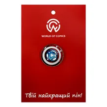 Металевий значок (пін) Marvel: Shield and Arc Reactor, (13984)