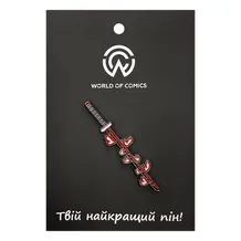 Металевий значок (пін) Demon Slayer: Mitsuri Kanroji: Nichirin Katana, (14048)