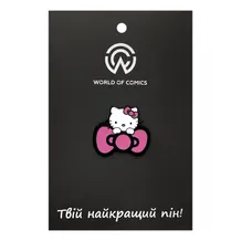 Металевий значок (пін) Hello Kitty: Kitty w/ Bow, (14055)